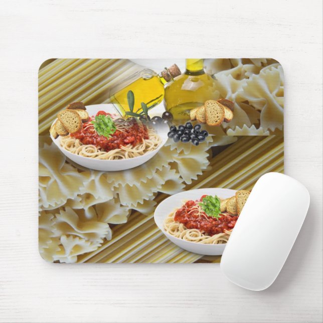 Pasta Olive Oil Mouse Pad! Mouse Pad (With Mouse)