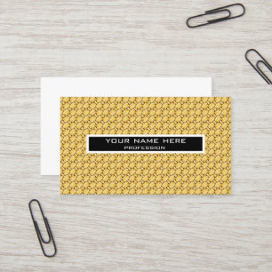 Pasta pattern business card