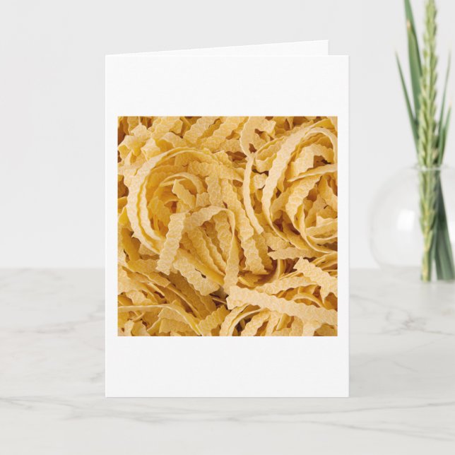 Pasta Pattern Pasta Lover Pasta Patterns Card (Front)