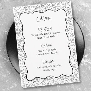 Pasta Pattern That's Amore Italian Bridal Shower Menu