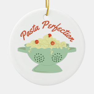 Pasta Perfection Ceramic Ornament