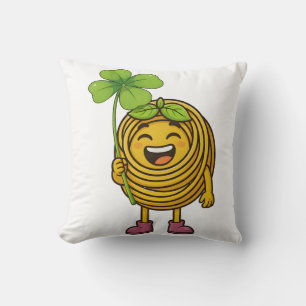 Pasta Polo Lucky with Clover T-Shirt Cushion