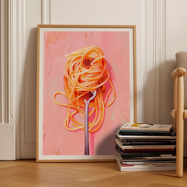 Pasta Print Eclectic Print Maximalist Print Colorf (Creator Uploaded)