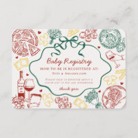 Pasta Special Delivery Italian Theme Baby Registry