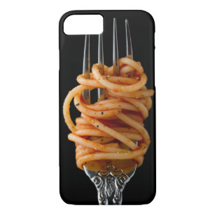 Pasta spun on a Fork, Food Spaghetti Case-Mate iPhone Case