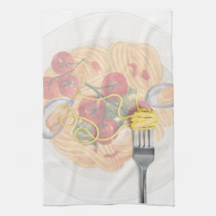 Pasta  tea towel