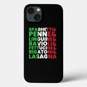 Pasta Types Spaghetti Food Italy iPhone 13 Case