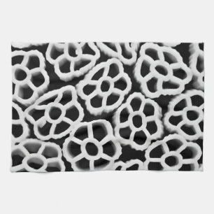 Pasta wheels tea towel