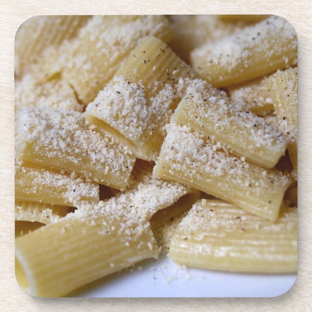 Pasta with Parmesan Cheese Coaster (Front)