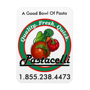 Pastacelli Logo Magnet