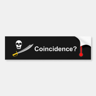 Pastafarianism - Coincidence? Bumper Sticker