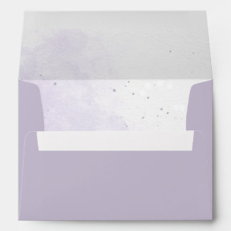 Pastel 5 x 7 Envelope with Watercolor Splash