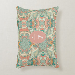Pastel Abstract Accent Pillow