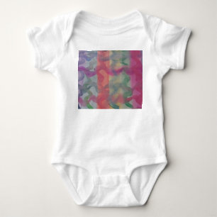 Pastel Abstract Art Baby Bodysuit