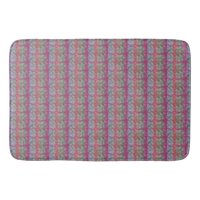 Pastel Abstract Art  Bath Mat (Front)