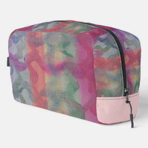 Pastel Abstract Art Dopp Kit