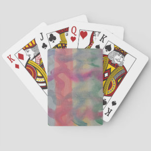 Pastel Abstract Art Playing Cards