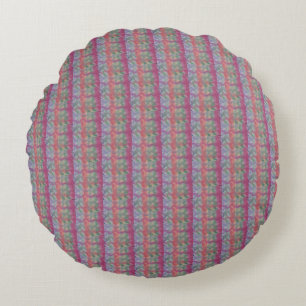 Pastel Abstract Art  Round Cushion
