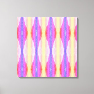 Pastel abstract art Stretched Canvas Print
