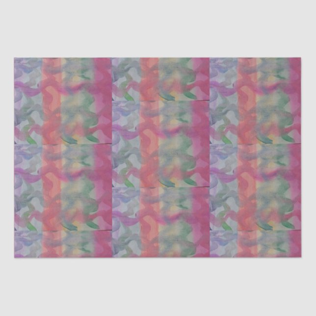 Pastel Abstract Art  Tissue Paper (Front)