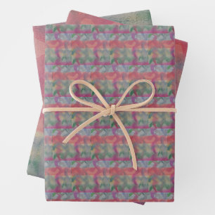 Pastel Abstract Art Wrapping Paper Sheet