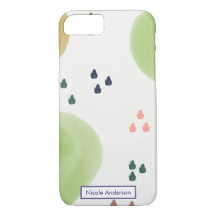Pastel Abstract Brush Strokes iPhone 8/7 Case