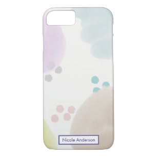 Pastel Abstract Brush Strokes iPhone 8/7 Case