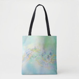 Pastel Abstract Floral Tote Bag