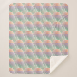 Pastel Abstract Gradient Soft Colour Aesthetic Sherpa Blanket