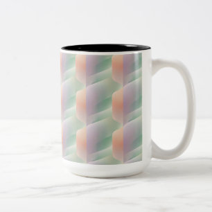 Pastel Abstract Gradient Soft Colour Aesthetic Two-Tone Coffee Mug