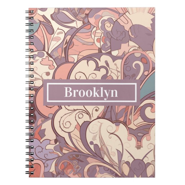 Pastel Abstract Notebook (Front)