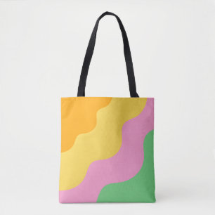Pastel Abstract Pattern Tote Bag