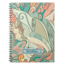 Pastel Abstract Photo Notebook