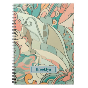 Pastel Abstract Photo Notebook