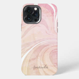 Pastel Abstract Pretty Personalised Name iPhone 13 Pro Max Case