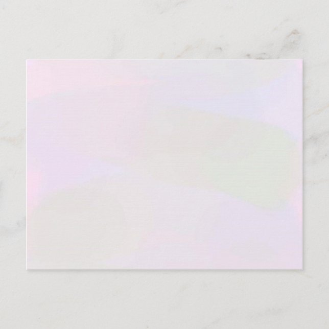 Pastel Abstract Product Postcard (Front)