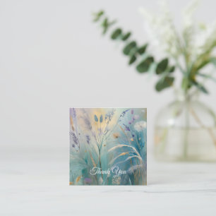 Pastel Abstract Whispers of Nature *Personalise* Card