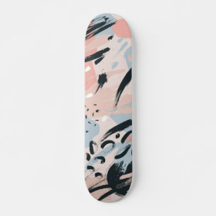 Pastel abstraction skateboard