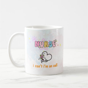 Pastel Aesthetic Elegant Nurse Coffee Mug