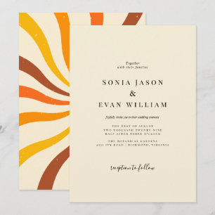 Pastel Aesthetic Simple Invitation   just married
