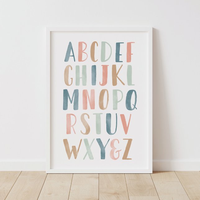 Pastel Alphabet ABC Girl Nursery Decor (Creator Uploaded)