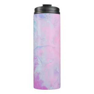 PASTEL AND BLUE PAINT THERMAL TUMBLER