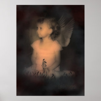 Pastel Angel Poster