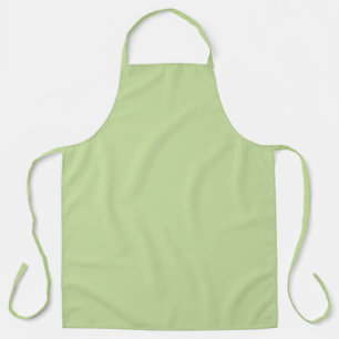 Pastel Apple Green Solid Colour Apron