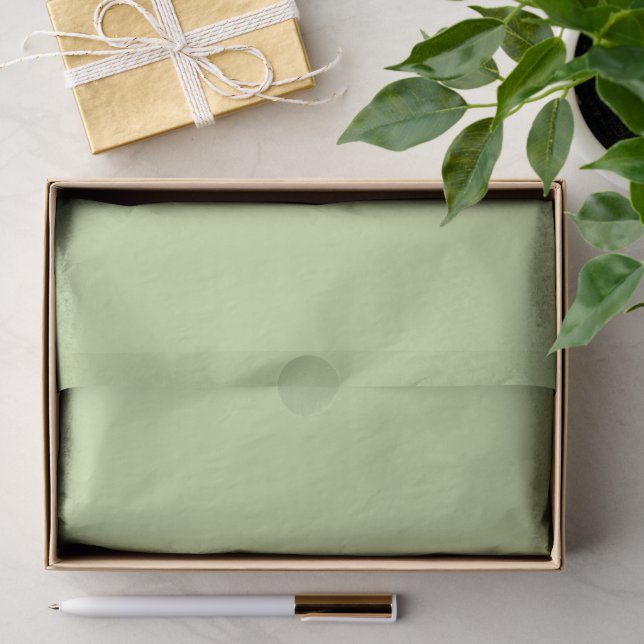 Pastel Apple Green Solid Colour  Tissue Paper (Gift)