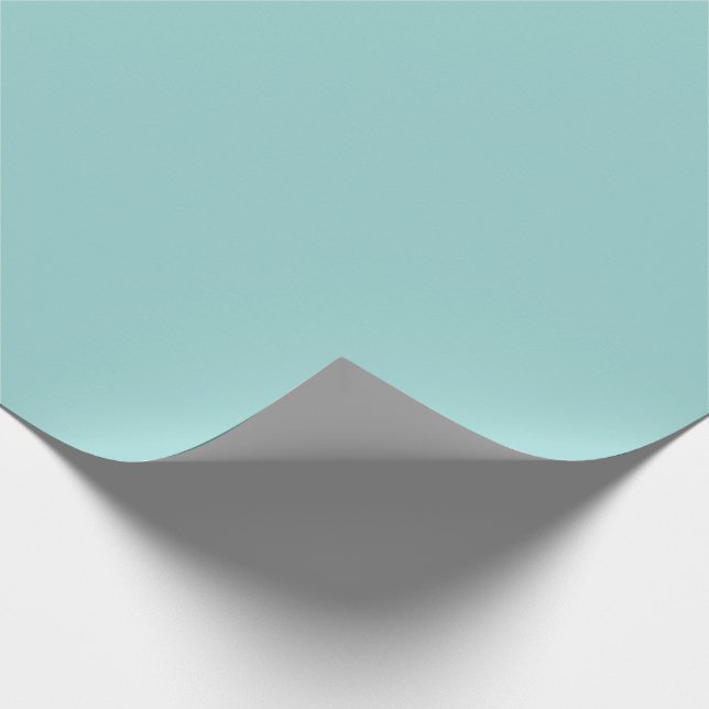 Pastel Aqua Wrapping Paper (Corner)