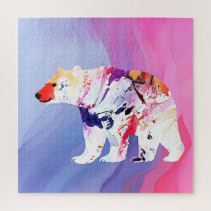 Pastel Arctic Explorer in Watercolour Jigsaw Puzzle
