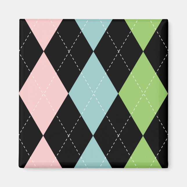 Pastel Argyle Magnet (Front)
