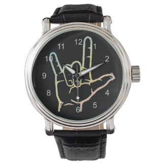 Pastel ASL I Love You Watch