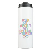 Pastel Autism Special Interest Infinity Design